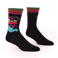 Sock it to Me "Stay Rad, Man" Mens Crew Socks