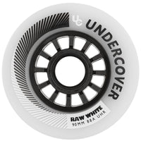 UC Raw Inline Wheels 80mm 85a White 4 Pack