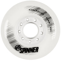 Powerslide Spinner Wheels 80mm 88a White Hub 4 Pack