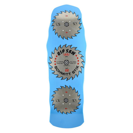 Schmitt Stix Ripsaw Modern Concave Deck- 10"x30"- Blue Dip