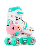 SFR Storm V Quad Roller Skates Flower