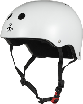 Triple 8 THE Certified Helmet SS White Glossy