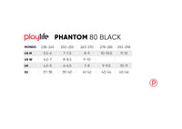 Playlife Phantom Black 80 Inline Skates