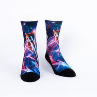 Sock it to Me "Laser Cats" Athletic Crew Socks