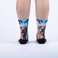 Sock it to Me "Life is Golden" Athletic Crew Socks