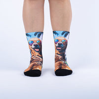 Sock it to Me "Life is Golden" Athletic Crew Socks