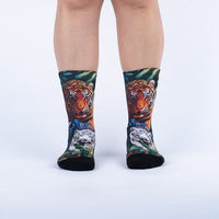 Sock it to Me "Eye of the Tiger" Athletic Crew Socks