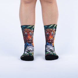 Sock it to Me "Eye of the Tiger" Athletic Crew Socks