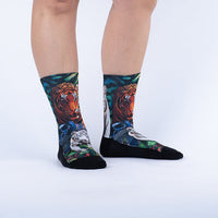 Sock it to Me "Eye of the Tiger" Athletic Crew Socks