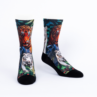 Sock it to Me "Eye of the Tiger" Athletic Crew Socks