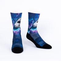 Sock it to Me "In Case of Emergency Break Glass" Athletic Crew Socks