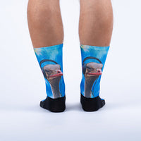 Sock it to Me "That's a Bit of Ostrich" Athletic Crew Socks
