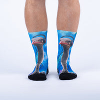 Sock it to Me "That's a Bit of Ostrich" Athletic Crew Socks