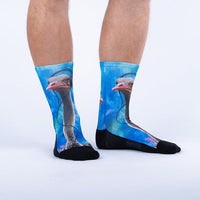 Sock it to Me "That's a Bit of Ostrich" Athletic Crew Socks