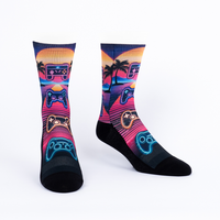 Sock it to Me "Press Start" Athletic Crew Socks