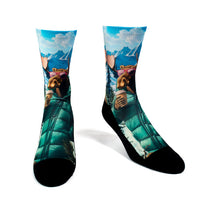 Sock it to Me "Moos-ive" Athletic Crew Socks