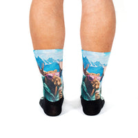 Sock it to Me "Moos-ive" Athletic Crew Socks