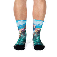 Sock it to Me "Moos-ive" Athletic Crew Socks