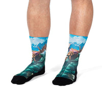 Sock it to Me "Moos-ive" Athletic Crew Socks