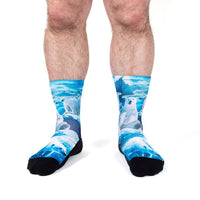 Sock it to Me "Have an Ice Day" Athletic Crew Socks