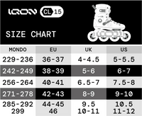 IQON CL 15 Black Inline Skates