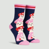 Sock it to Me Magic Mushrooms Womens Crew No-Slip Socks