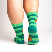 Sock it to Me "Slow Life" No-Slip Crew Socks