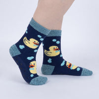 Sock it to Me "Rubber Duckie, You're the Once" No-Slip Crew Socks