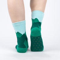 Sock it to Me "The Mountains Are Calling" No-Slip Crew Socks