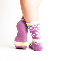 Sock it to Me "You Sweater Believe in Unicorns" No-Slip Crew Socks