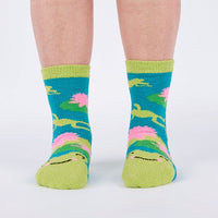 Sock it to Me "Hop to It!" No-Slip Crew Socks