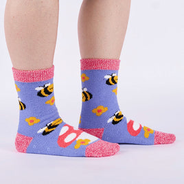 Sock it to Me "Love You So Mush" No-Slip Crew Socks