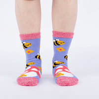Sock it to Me "Love You So Mush" No-Slip Crew Socks