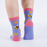 Sock it to Me "Love You So Mush" No-Slip Crew Socks