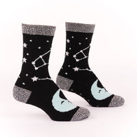 Sock it to Me "Once in a Blue Moon" No-Slip Crew Socks