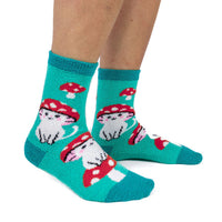 Sock it to Me "Meowshrooms" No-Slip Crew Socks