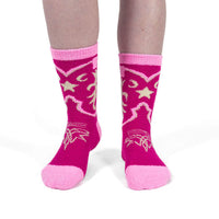 Sock it to Me "Boot Scootin'" No-Slip Crew Socks