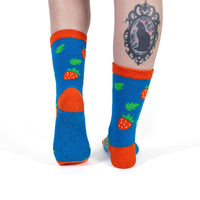 Sock it to Me "Gooseberry" No-Slip Crew Socks