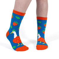 Sock it to Me "Gooseberry" No-Slip Crew Socks
