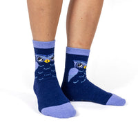 Sock it to Me "Owl Be There For You" No-Slip Crew Socks
