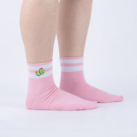 Sock it to Me "Olive You!" Quarter Crew Socks