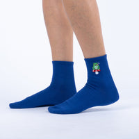 Sock it to Me "Don't Worry, Be Hoppy" Quarter Crew Socks