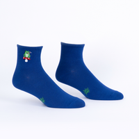 Sock it to Me "Don't Worry, Be Hoppy" Quarter Crew Socks