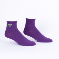 Sock it to Me "Hopeless Ramen-tic" Quarter Crew Socks