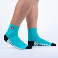 Sock it to Me "Eye of the Tiger" Quarter Crew Socks