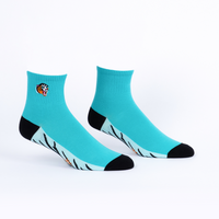Sock it to Me "Eye of the Tiger" Quarter Crew Socks