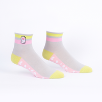 Sock it to Me "Toe Beans Club" Quarter Crew Socks