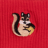 Sock it to Me "Get Squirrelly" Quarter Crew Socks