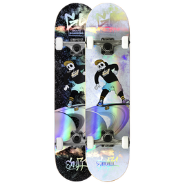 Enuff Skully Hologram Skateboard 7.25" Mini Complete