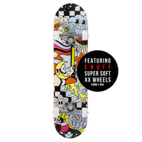 Enuff Meltworld Skateboard 7.25" Mini Complete